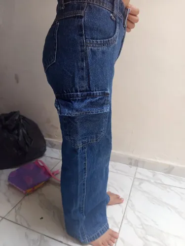 Calça infantil Jean 6 a 8
