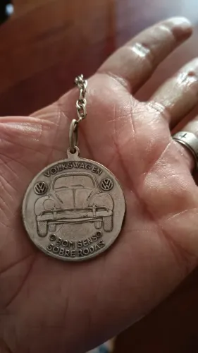 CHAVEIRO ANTIGO VOLKSWAGEN ORIGINAL DO FUSCA BRASÍLIA KOMBI 