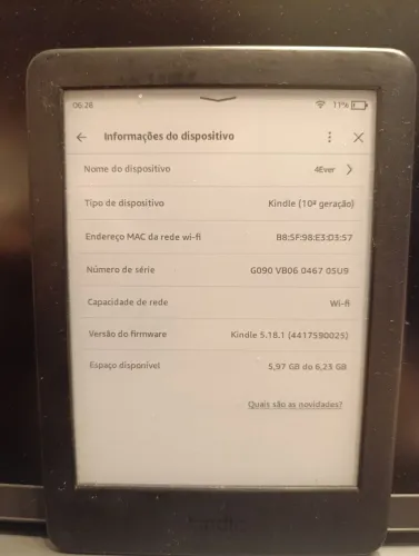 Kindle 10° GERAÇÃO