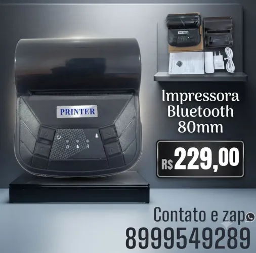 Impressora termica Bluetooth 80mm 