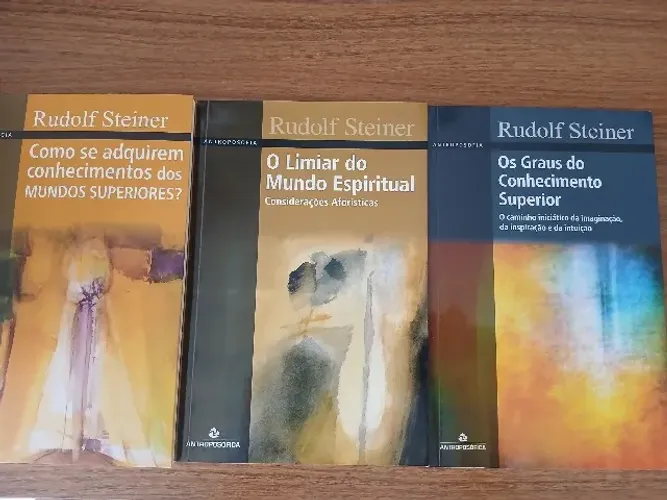 Rodolfo Steiner 3 livros.