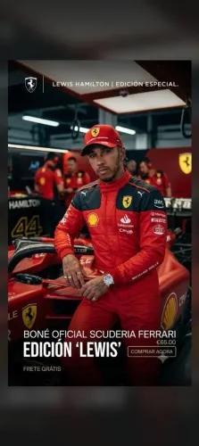 Boné Scuderia Ferrari 2026