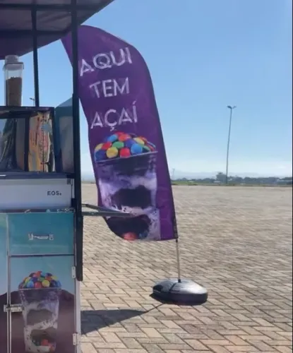 Wind Banner Açaí 2 metros