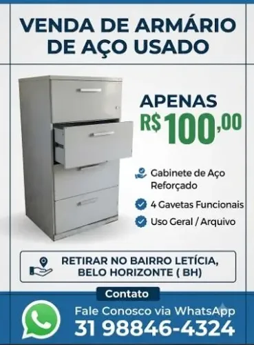 Gaveteiro Aço
