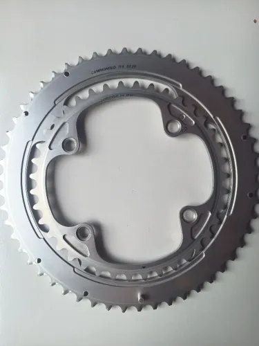 Coroas Campagnolo 11s Centaur & Potenza 4 Arms (silver)