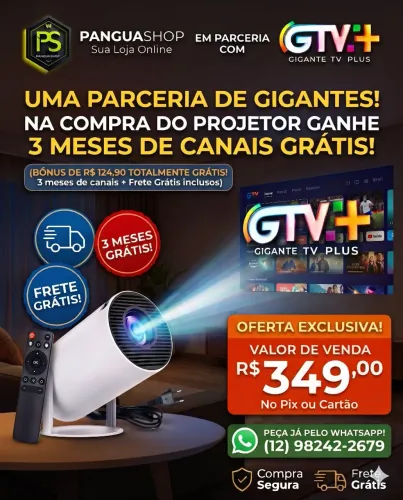 Projetor Hy300 Wifi HD 200ansi Android 11.0 Smart<br><br>
