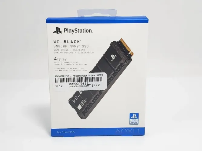 Ssd Wd_Black SN850P 4TB - PS5