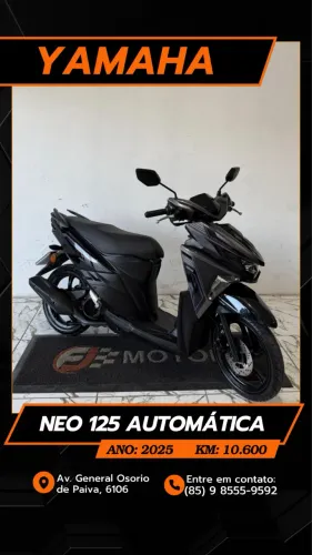 Yamaha neo automática ano 2025, Aceitamos cartões e financiamento bancário 