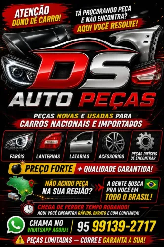 Venda de peças novas e usadas 