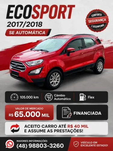 Ford Ecosport SE 1.5 12V Flex 5P Aut. 2018