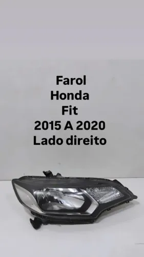 Farol Honda Fit 2015 2016 2017 2018 2019 2020 Lado Direito
