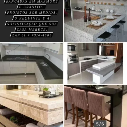 Instalação de bancadas corte de cooktop mármore e granito