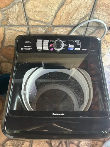 Máquina de lavar15 kilos nota a garantia tudo juntos a vista