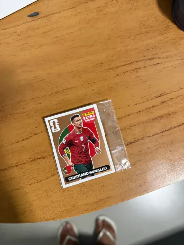 Figurinha Cristiano Ronaldo Bronze