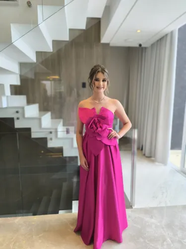Vestido de festa FUCCIA
