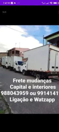 Frete super barato mudança todos os dias transporte capital e interiores