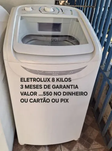 VENDO MÁQUINAS DE LAVAR ROUPAS FUNCIONANDO PERFEITAMENTE COM GARANTIA DE 3 MESES 