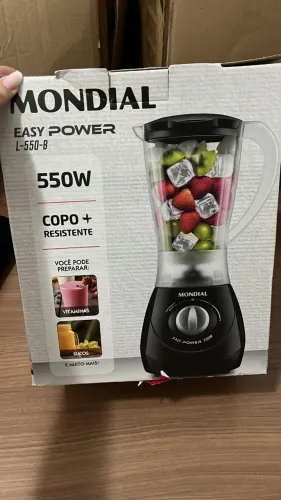 Liquidificador Mondial Easy Power 550W Novo na Caixa