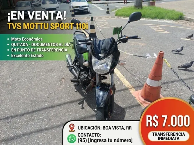 Mottu quitada no ponto de transferencia