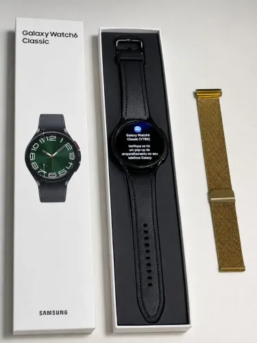 Samsung galaxy watch 6 classic lte 47mm - com NFC para pagamento