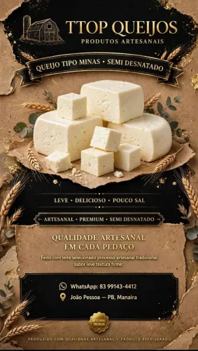 Venda de Queijo 50,00 e Iogurte 35,00