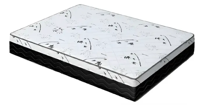 Colchão Casal Espuma D33 One Face 17x128x188 (viúva) Cor Preto