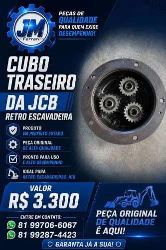 Cubo Traseiro da JCB