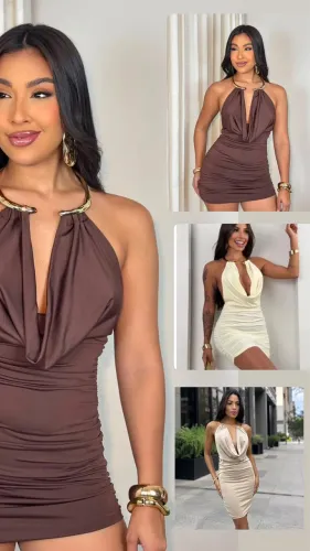 Vestido argola 