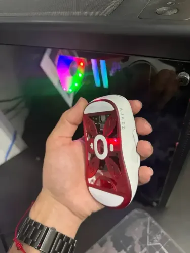 Mouse gamer ultra leve 54g Ajazz Aj099 12000 dpi