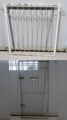 Portão com Aranha de Janela