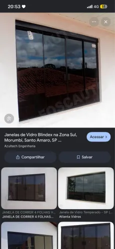 Vendo duas janelas de blindex