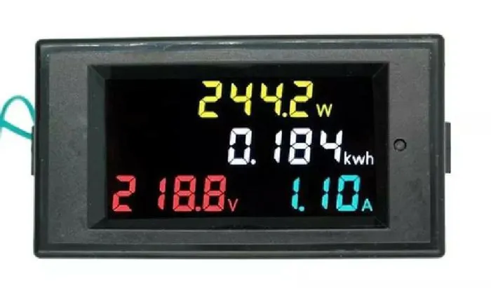Wattimetro Voltimetro Amperimeto 80-300v 100a Ac Tc Energia Arduino Automação COD-CP249 