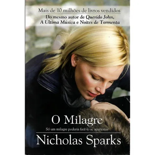 O Milagre - Nicholas Sparks capa comum