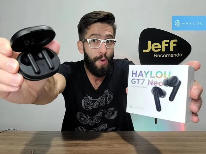 Fone de ouvido Haylou GT7 NEO gamer. Versão superior ao GT7 antigo.