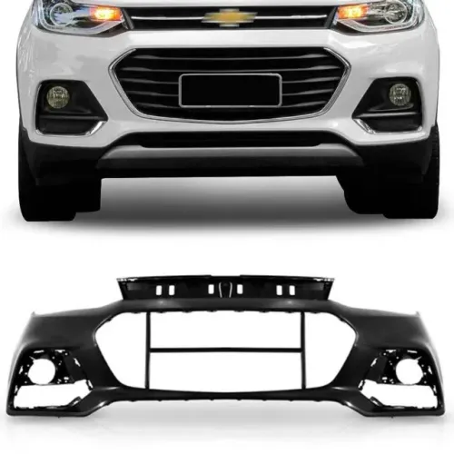 Parachoque Dianteiro Superior Chevrolet Tracker 2017 à 2020 - Furo Farol Auxiliar - TYG