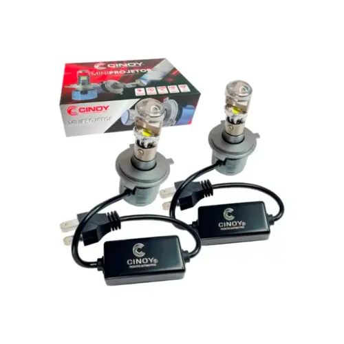 Kit Led Cinoy H7 Canhão Projetor 12v 24v Plug And Play