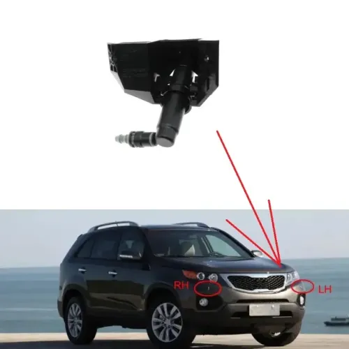 Esguicho Farol Esquerdo Kia Sorento 2010 a 2013