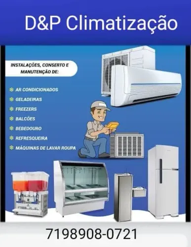 Instalação e manutenção de ar condicionado 