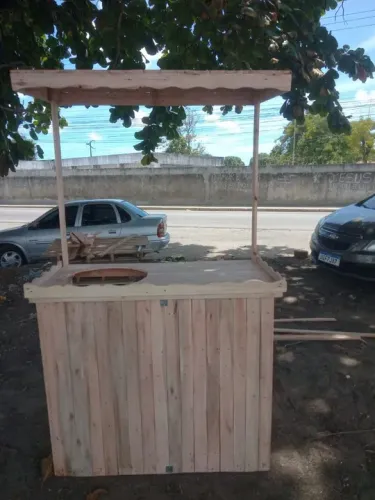 Balcão de pallet desmontável