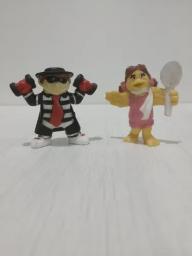 Bonecos Mcdonald S - Papa Burguer E Bird - Anos 1990