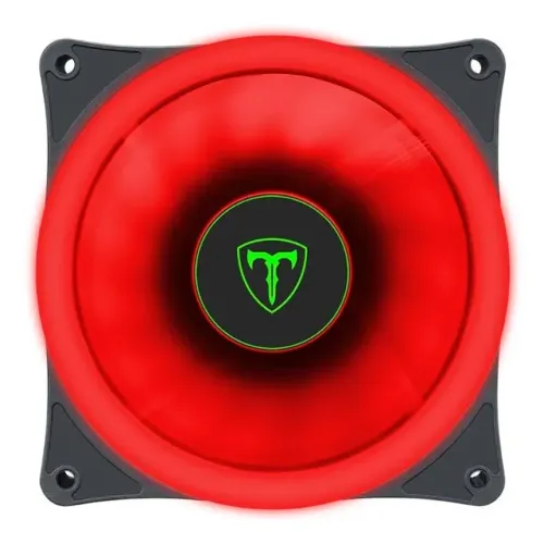Cooler Fan 120mm T-Dagger Circular T-TGF200-R Led Red *Molex - WZetta