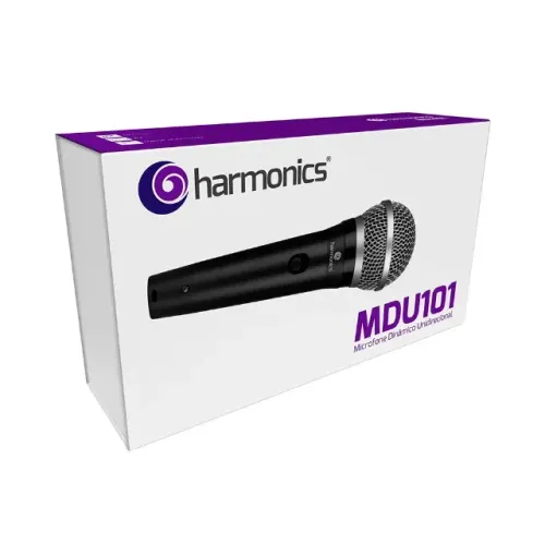 Microfone Dinâmico Harmonics Cardióide MDU101 - AC2478