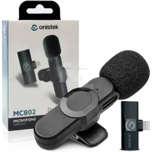 Microfone de Lapela para iPhone (Novo)