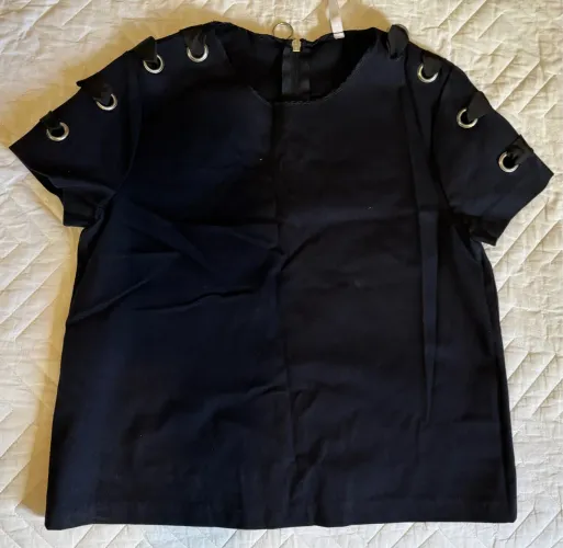 Blusa Preta Feminina - Zara (Importada) - Tamanho M