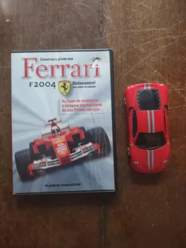 Miniatura Ferrari 430 Scuderia E Dvd Ferrari F2004