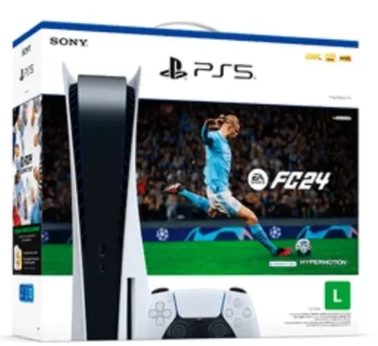 PS5 1TB - Mídia Física e Digital + Jogo Fisico (FIFA 24) - Com GARANTIA!