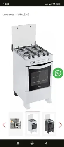 FOGÃO 4 BOCAS NOVO, ALTO PADRÃO, AUTOMÁTICO