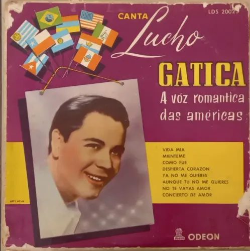 Lp 10 Pol. Canta Lucho Gatica - A voz Romantica das Américas
