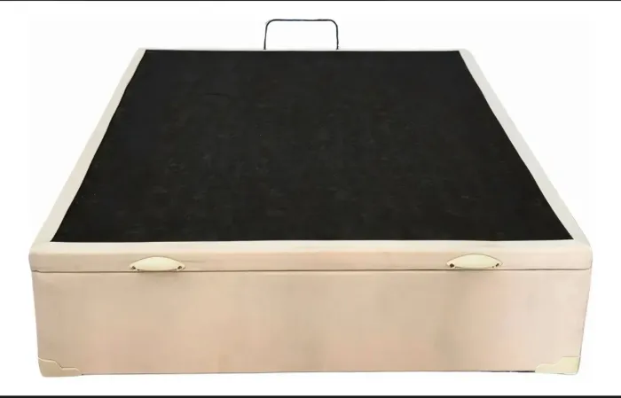 Cama baú com 30cm de altura interna swed amassado 