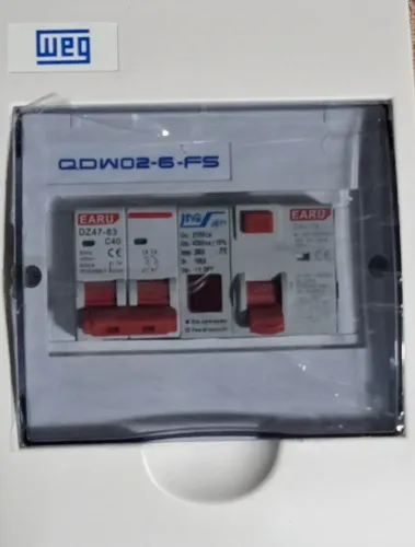 Quadro de Proteção para Carregador de Carro Elétrico